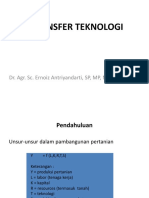 TRANSFER TEKNOLOGI PERTANIAN