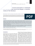 Determinants of Muscle Preservation in Individuals With Cerebral Palsy Across The Lifespan: A Narrative Review of The Literature
