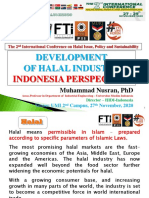 Dev Halal Industry Indonesia Perpective by Prof Nusran