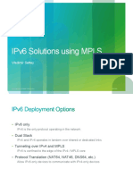 IPv6 Using MPLS Vladimir Settey