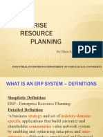 Enterprise Resource Planning: by İlhan SAĞER 2010503055