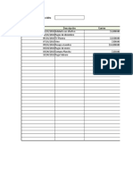 Planilla de Excel Para Gastos Con Tarjeta de Credito Version Simple