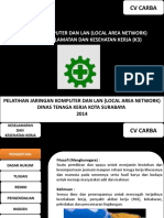 CV Carba: Jaringan Komputer Dan Lan (Local Area Network) Materi: Keselamatan Dan Kesehatan Kerja (K3)