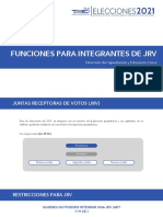 Funciones de JRV