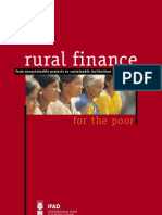 rural finance for the poor, sustainable institutions