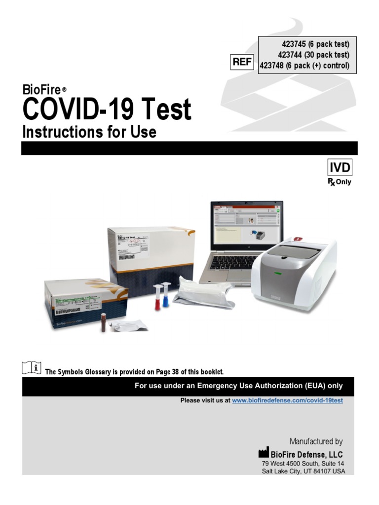 BioFire COVID 19 Instructions For Use DFA2 PRT 0080 04 | PDF | Assay ...