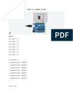 7 Segment Display Arduino Code