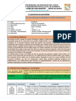 2°experiencia de Aprendizaje 5° Grado