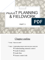 Audit Planning Part 3 & Audit Documentation