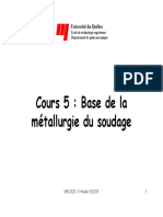 Cours 5 Metallurgie Du Soudage (Univ Du Québec)