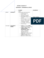 Midterm Syllabus Bs 6 Department: Environmental Sciences: (A Case of Lignin To Fuel)