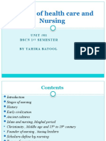 Fundamental of Nursing Unit 1