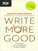 Download Write More Good by The Bureau Chiefs - Excerpt by Bureau Chiefs Staff SN50477974 doc pdf