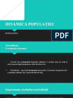 2 Dinamica populației - Mortalitatea