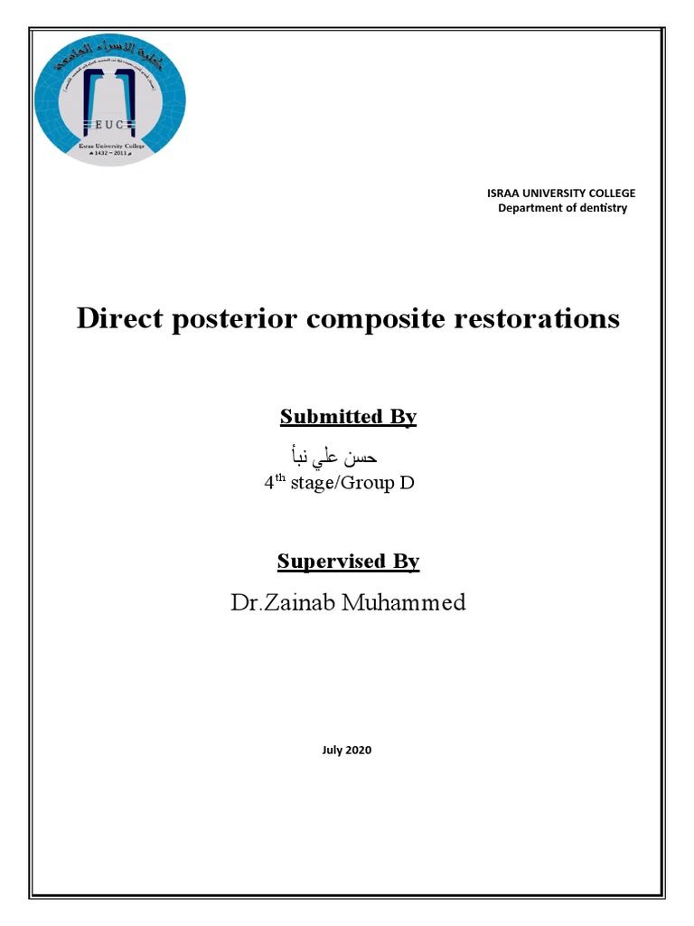 Indirect Composite Restoration Techniques | PDF | Dental Composite ...