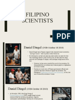 FILIPINO SCIENTISTS WHO PIONEERED IN AGRICULTURE AND ENGINEERING