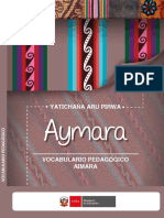 Yatichaña Aru Pirwa Vocabulario Pedagógico Aimara
