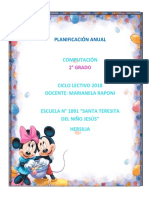 Planificacion Anual 2° - 2018