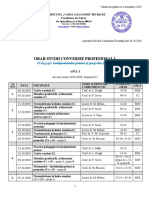 Orar PIPP Conversie An I Sem 1 2019-2020