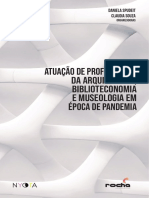 Atuação de Profissionais Da Arquivologia, Biblioteconomia e Museologia em Época de Pandemia