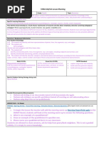 Math 5e Lesson Planning Template Spring 2021