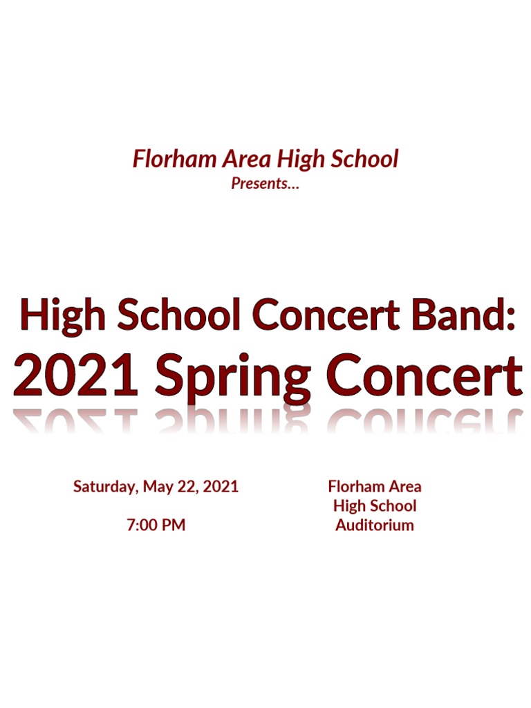 Example Concert Program PDF