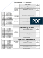 Vacaciones de Navidad: Programación Anual: 5º Y 6º de Primaria