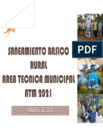 SANEAMIENTO BASICO RURAL AREA TECNICA MUNICIPAL ATM 2021