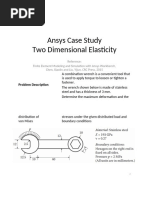 08 Ansys Case Study Two Dimensional Elasticity