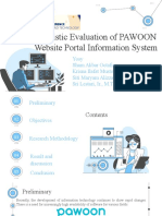 Heuristic Evaluation of PAWOON Website Portal Information System