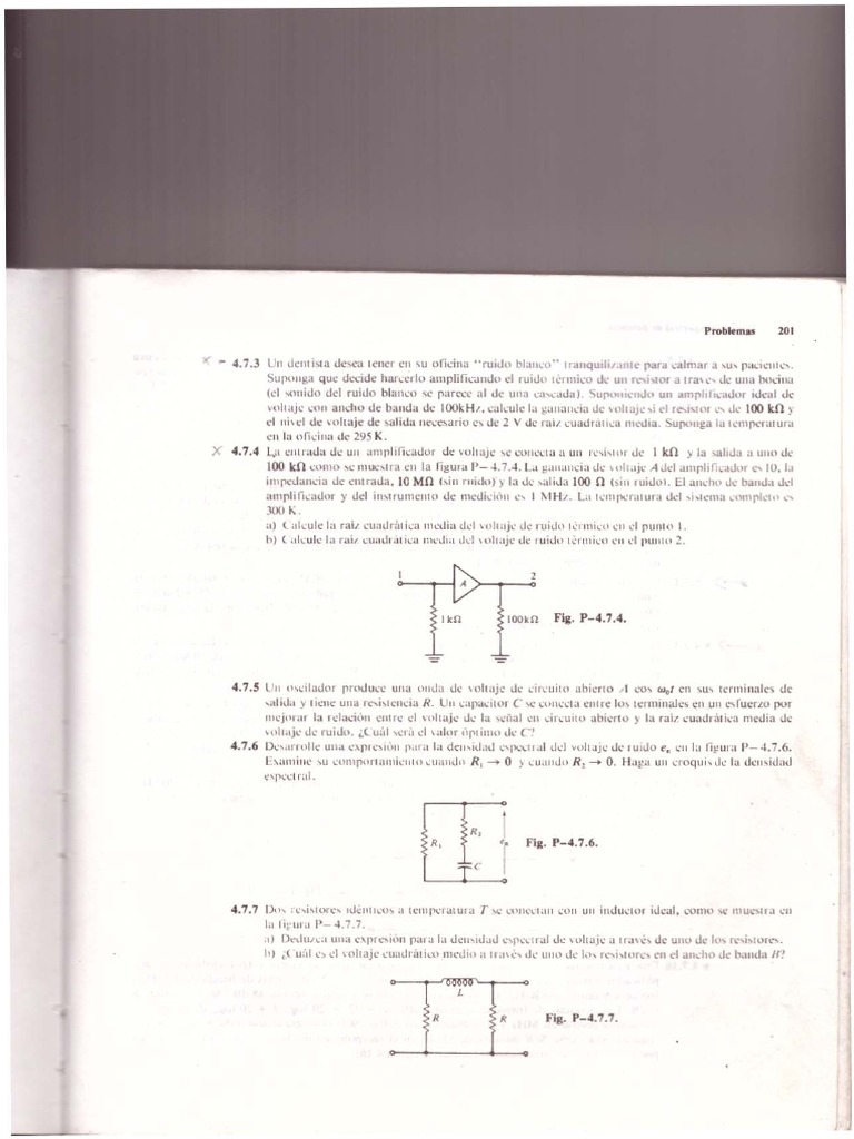 Ejercicios Stremler Densidad Espectral de Potencia | PDF | Ingenieria ...