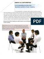 Business Culture Briefing - Unit 7 - Market Leader Intermediate - Case Study