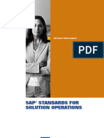 Sap® Standards For Solution Operations: Sap Active Global Support