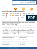 Food Likes and Dislikes Worksheet: Esl / Efl Resources