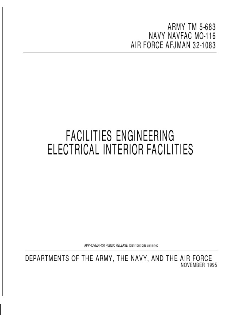 Army TM 5-683 | PDF | Lubricant | Electric Power