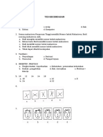 Psikotes Pra Tes Kecerdasan