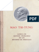 Mao Tse Tung Acerca de Algunos Problemas de Los Métodos de Dirección, PDF
