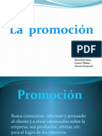 Comercialización La Promoción