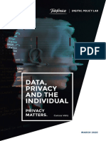 Data, Privacy and The Individual