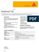 Sikagrout® GP: Product Data Sheet