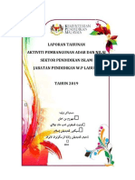 Buku Laporan Aktiviti Unit Pembangunan Adab Dan Nilai 2019