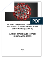 Modelo de Plano de Contigência Novo Coronavírus Ebserh
