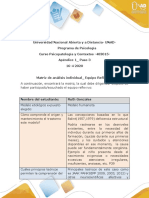 Apéndice 1 - Paso 3 Psicopatologia Contexto