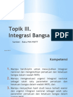 Integrasi Bangsa PDITT