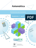 Orientaciones Estudiante Matematica Primer Grado s1 s7 f1