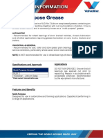 Multi-Lube Lith 2 EP Grease-PI Sheet