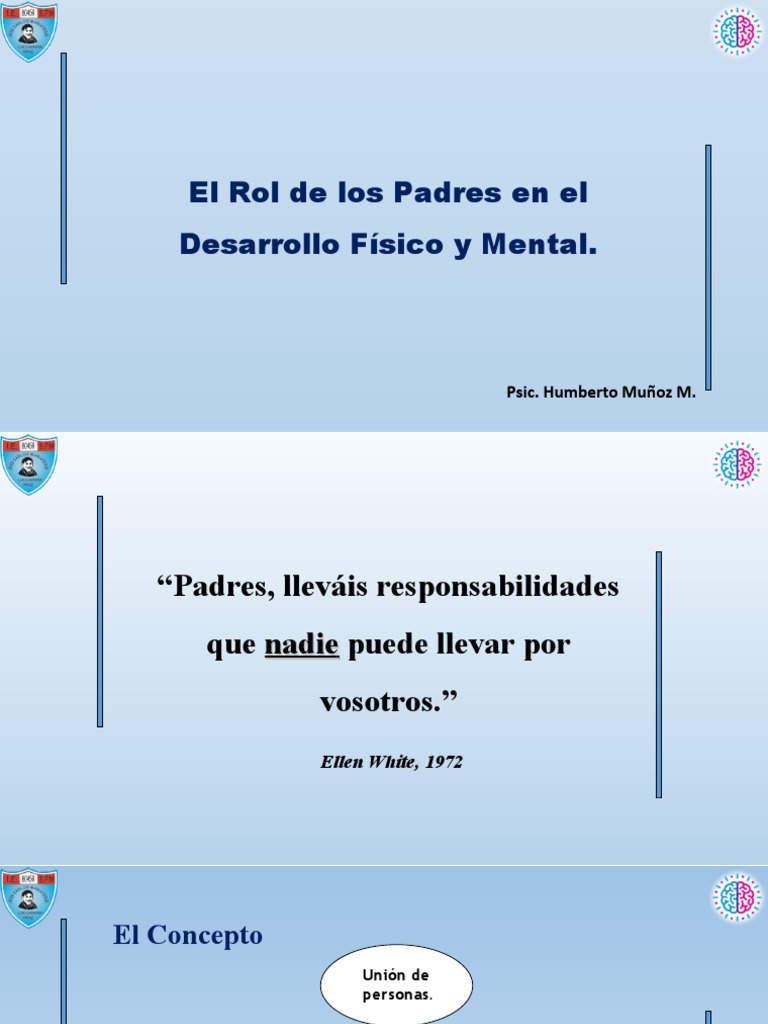 El Rol de Los Padres en El Desarrollo Fisico y Mental. - 1 | PDF ...