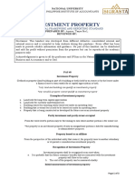 Investment Property: Conceptual Framework and Reporting Standard