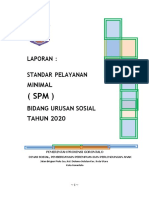 Laporan SPM Dinsos P3a Gorontalo 2020