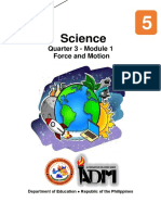 Science5 Q3 Mod1 Force and Motion v4